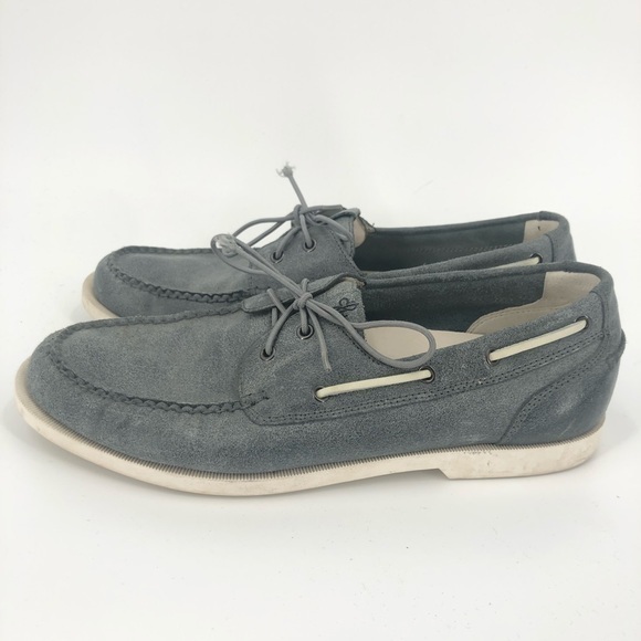 COLE HAAN Men’s Size 11 Gray Boat Shoe Loafers - Picture 1 of 8